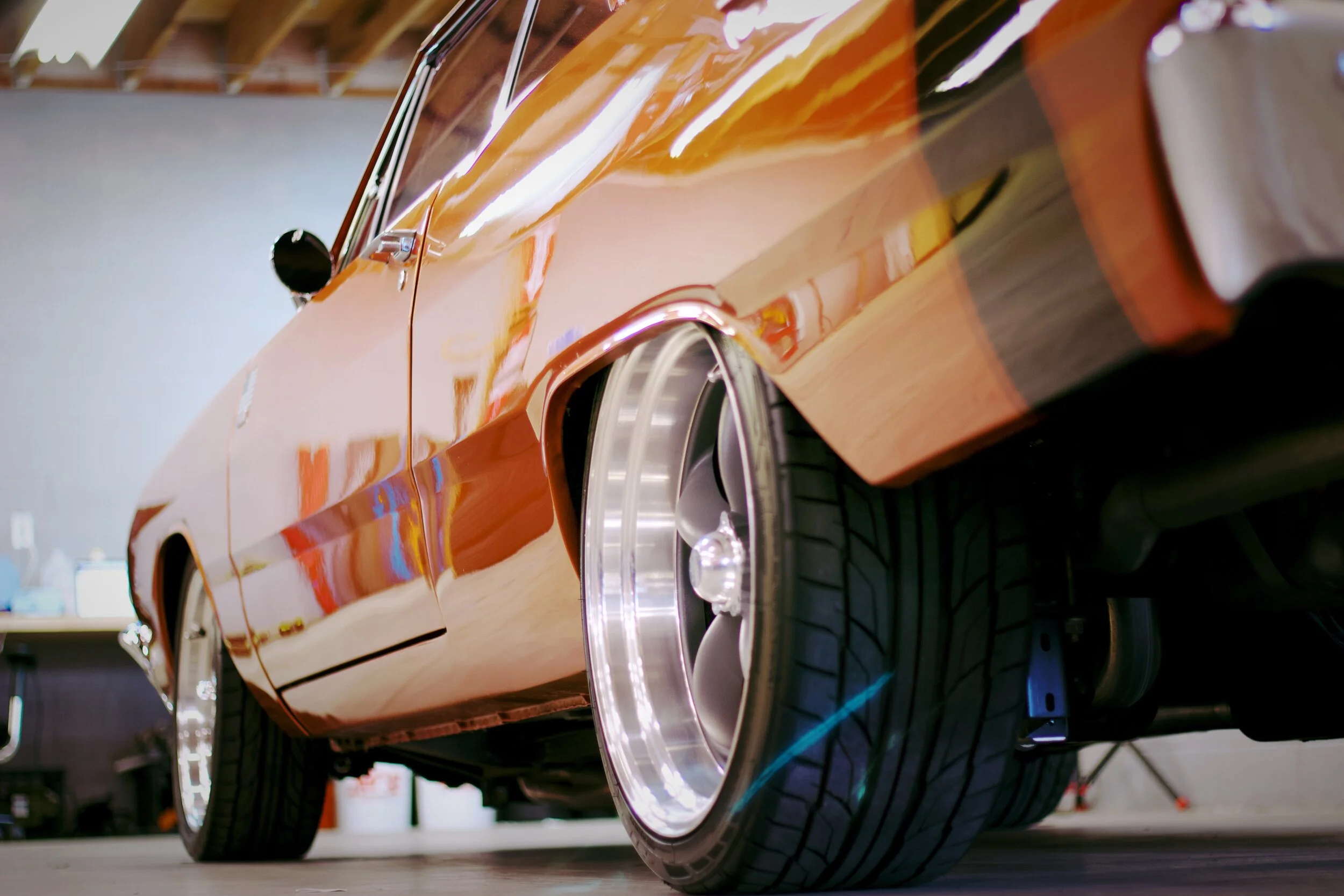 1969 Dodge Dart in for a paint correction and 5 year ceramic coating