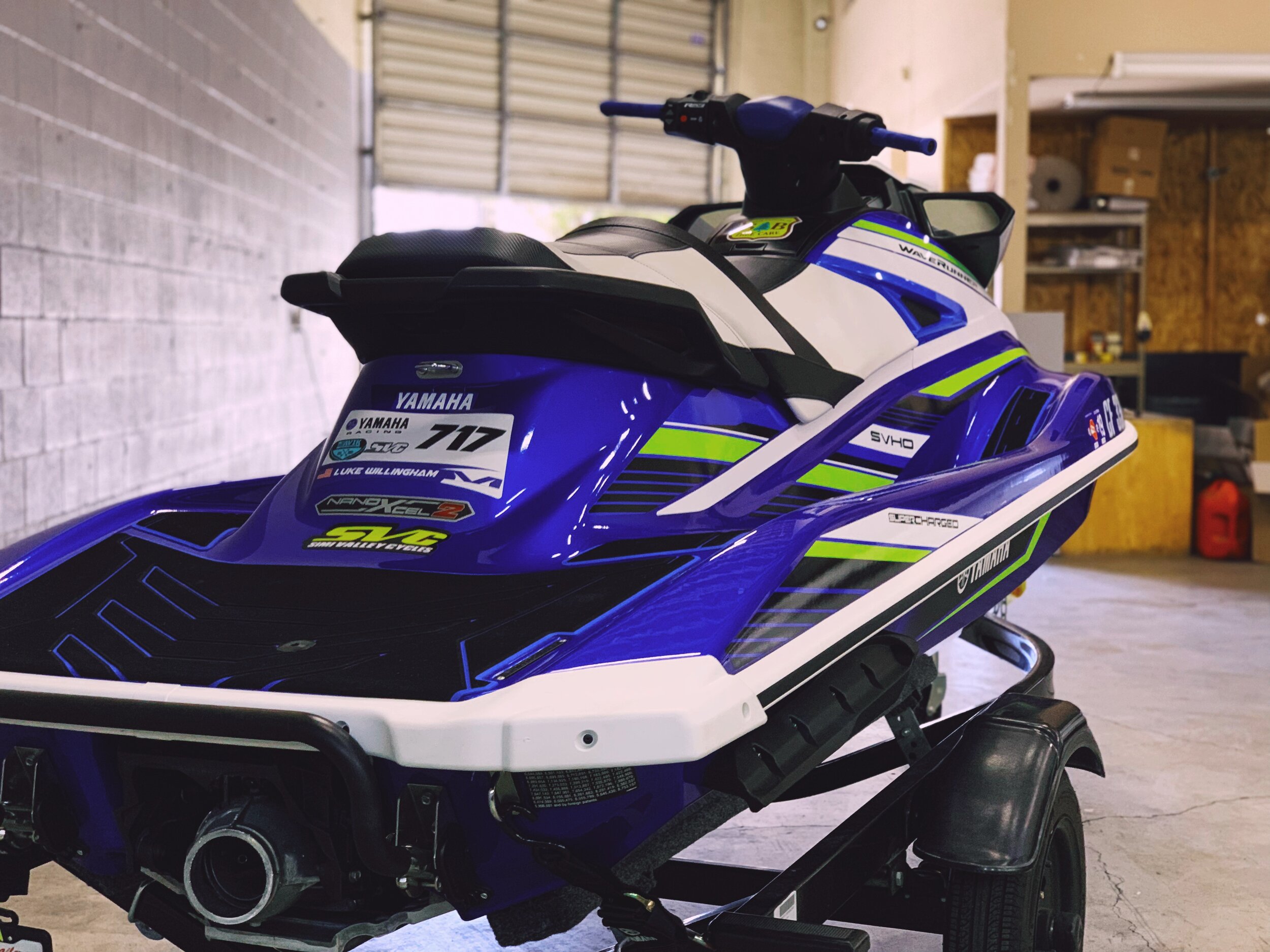 Waverunner in for paint correction and 5 year ceramic coating