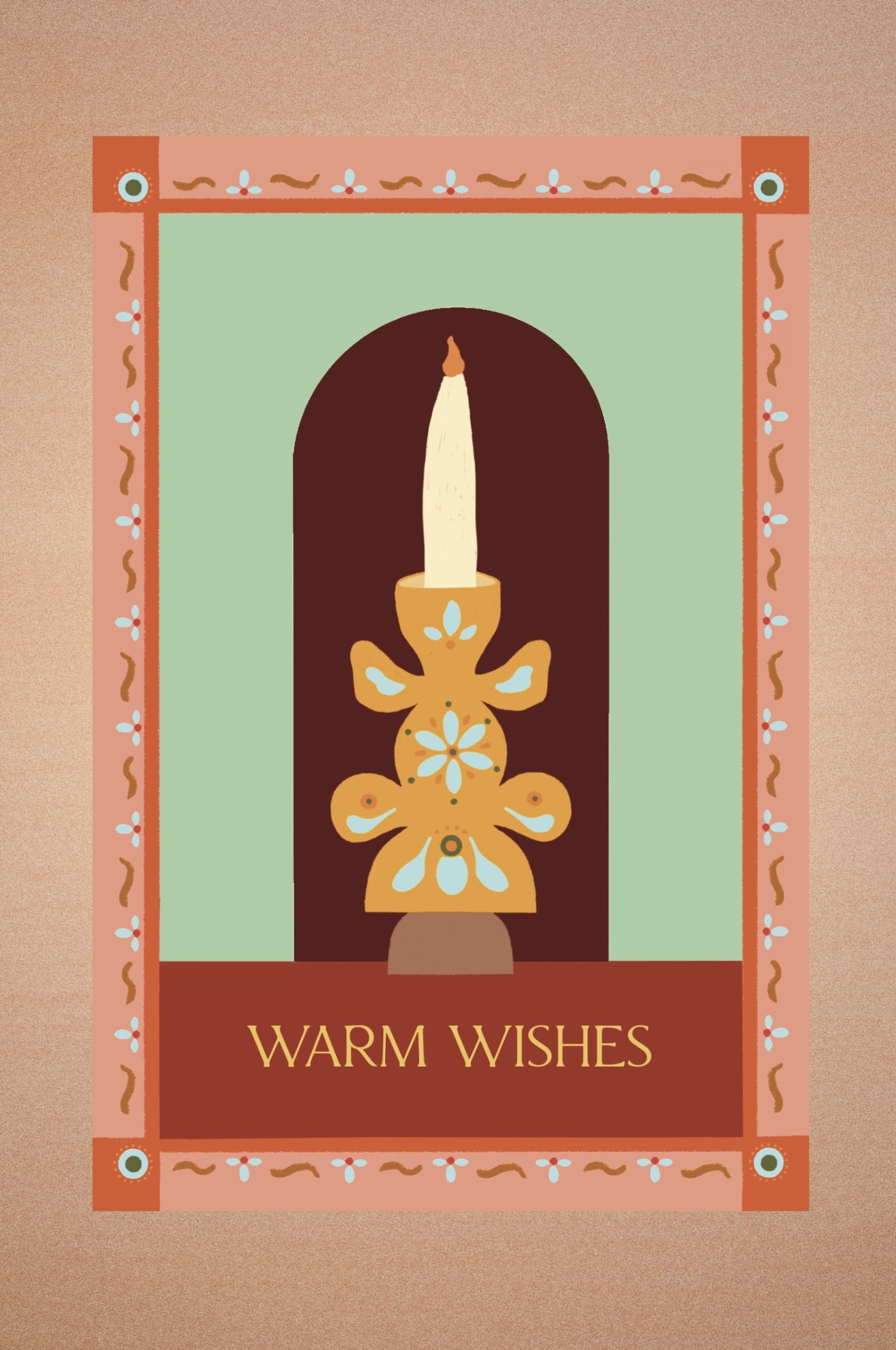 "warm wishes" greeting card (pre-order)