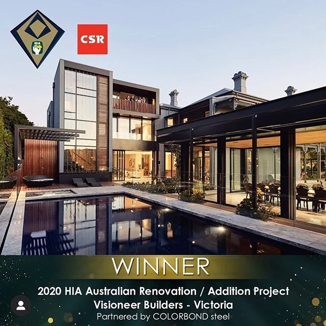 Congratulations Visioneer Builders proud to be a part of the team @visioneerbuilders  @teschelectricsptyltd #electrician #renovation #Hawthorn #architecture