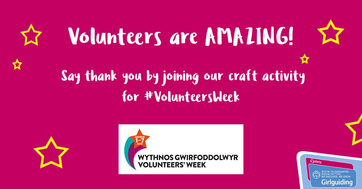 Join our weekend craft activity ready for Volunteers Week! 