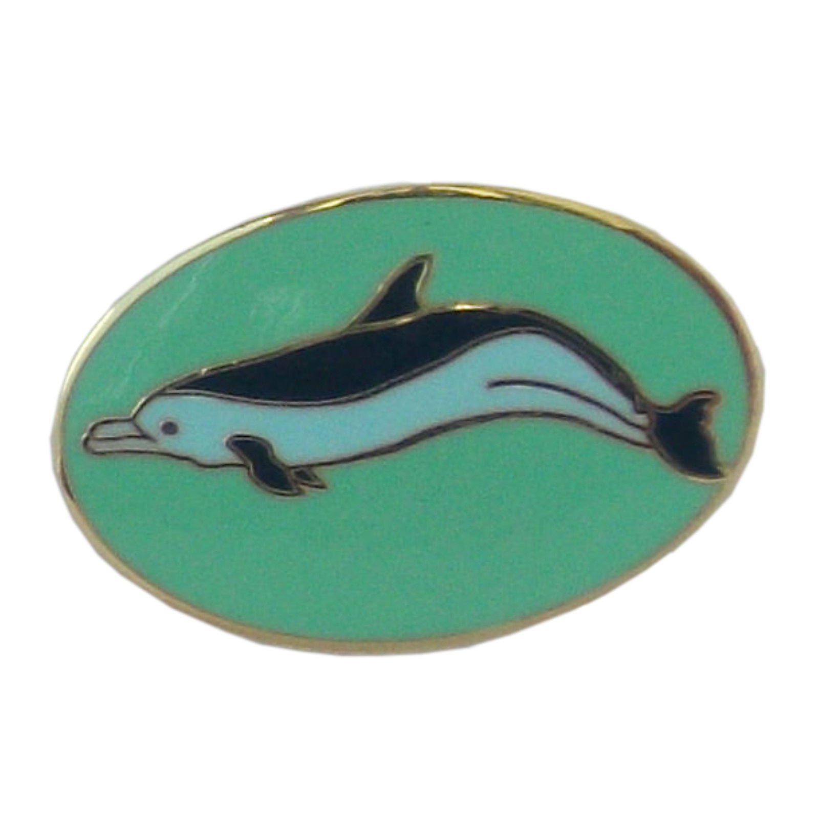 Dolphin Metal Enamel Patrol Emblem Badge