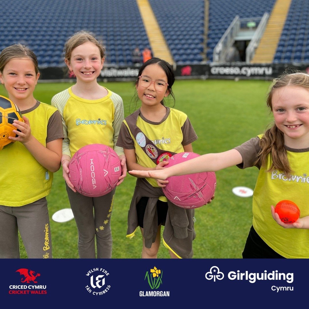 🏏Girlguiding Cymru Rainbows, Brownies, Guides and Rangers enjoyed a taste of cricket at Sophia Gardens yesterday!

Thanks to Cricket Wales and Sophia Gardens for hosting this brilliant &quot;Give it a Go&quot; event. 

Visit our Facebook page to see