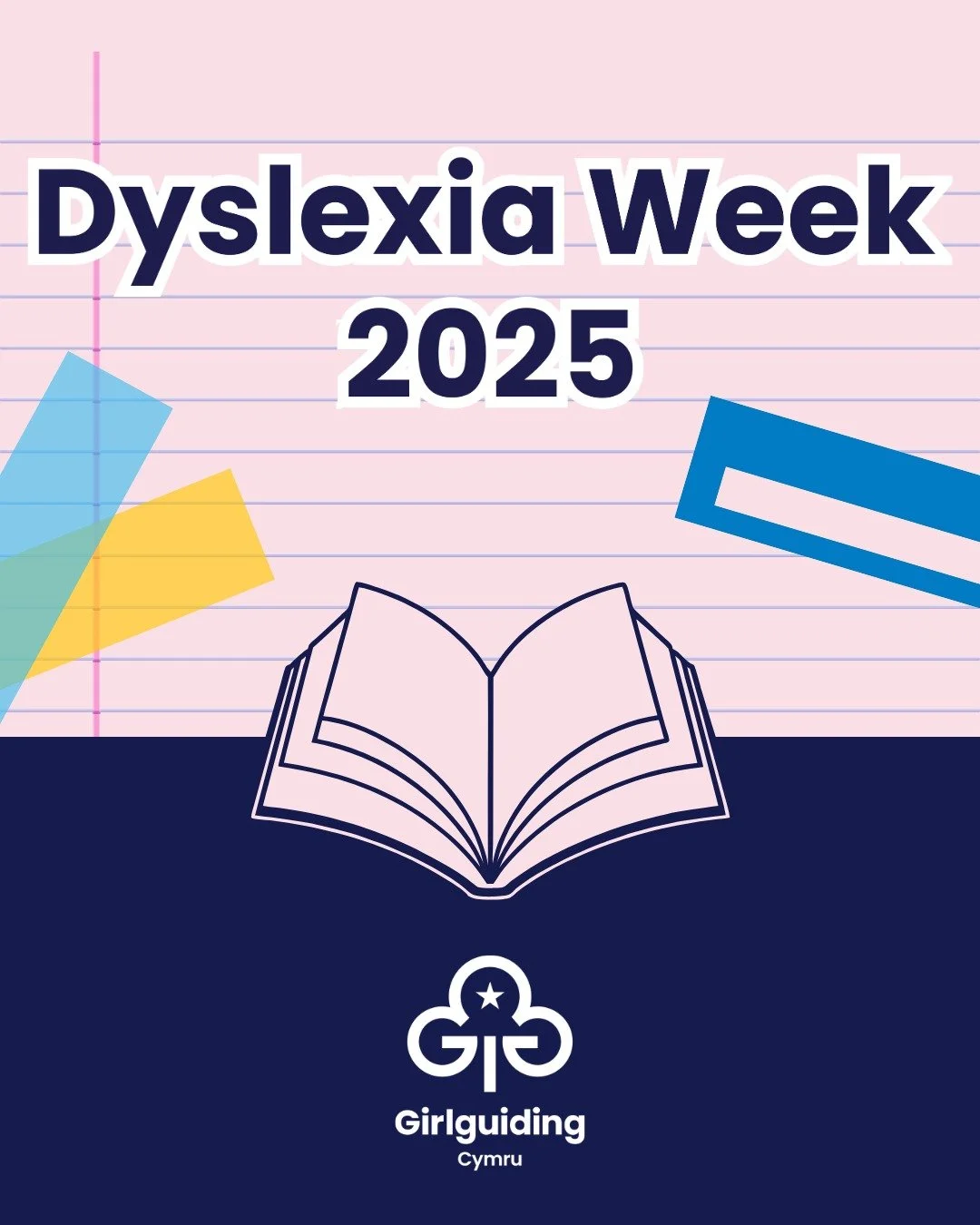 🌟 Dyslexia Week 2025 🌟
At Girlguiding Cymru, we want every girl and volunteer to feel supported, valued and able to shine. Dyslexia is just one of the many ways people experience the world &ndash; and by making small changes, we can create an envir