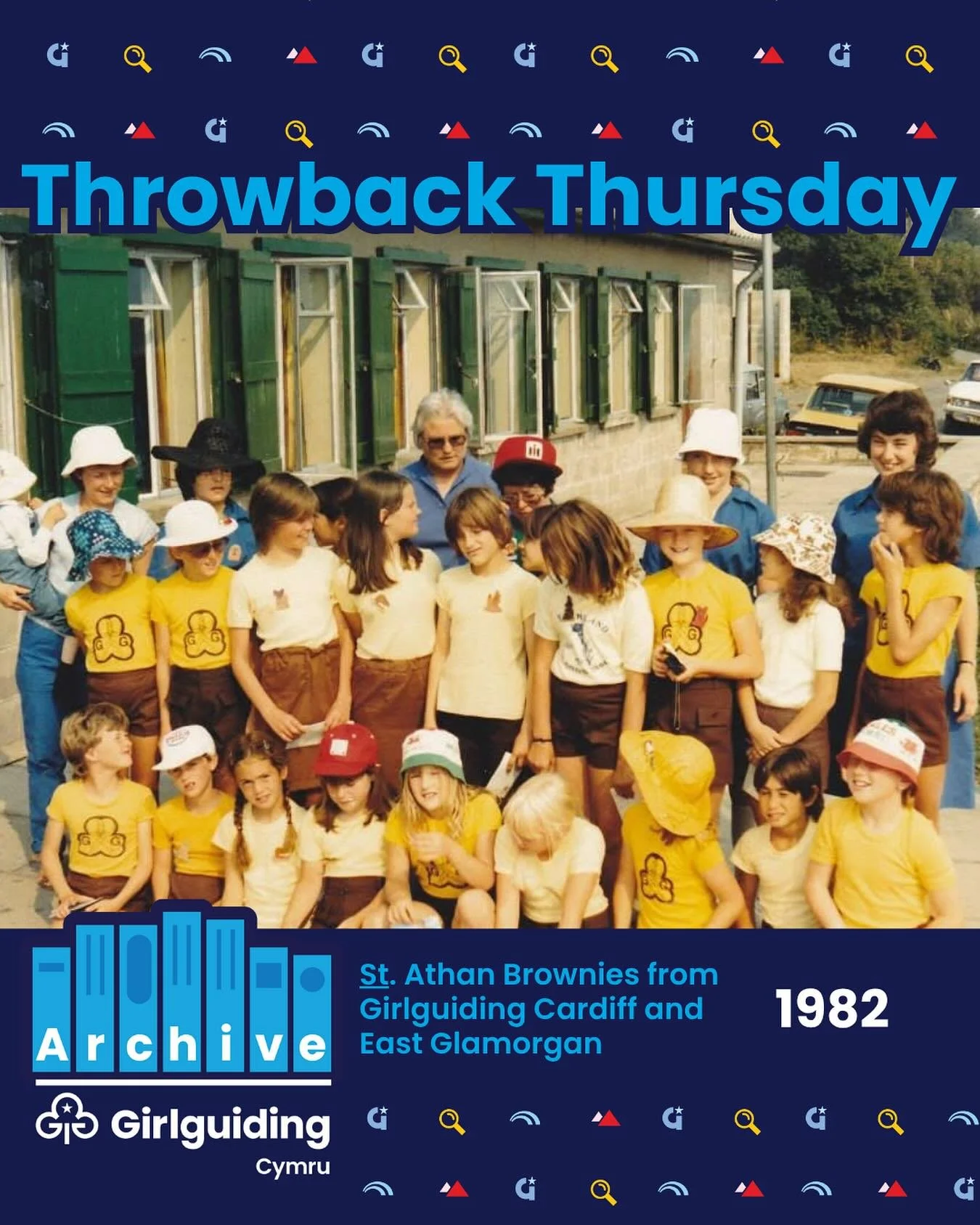 π Throwback Thursday is here! π
We’re taking a trip down memory lane with this amazing photo of St. Athan Brownies, at Gorwelion in the early 1980’s.
So many smiles, adventures, and lifelong friendships, proof that guiding memories la
