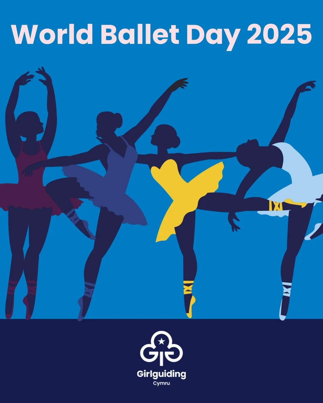 ✨ It&rsquo;s World Ballet Day 2025! ✨
From graceful pirouettes to powerful leaps, ballet is all about expression, strength and creativity, values we love to celebrate in Girlguiding Cymru 💙

Do you do ballet or have you ever danced in the past? We&r