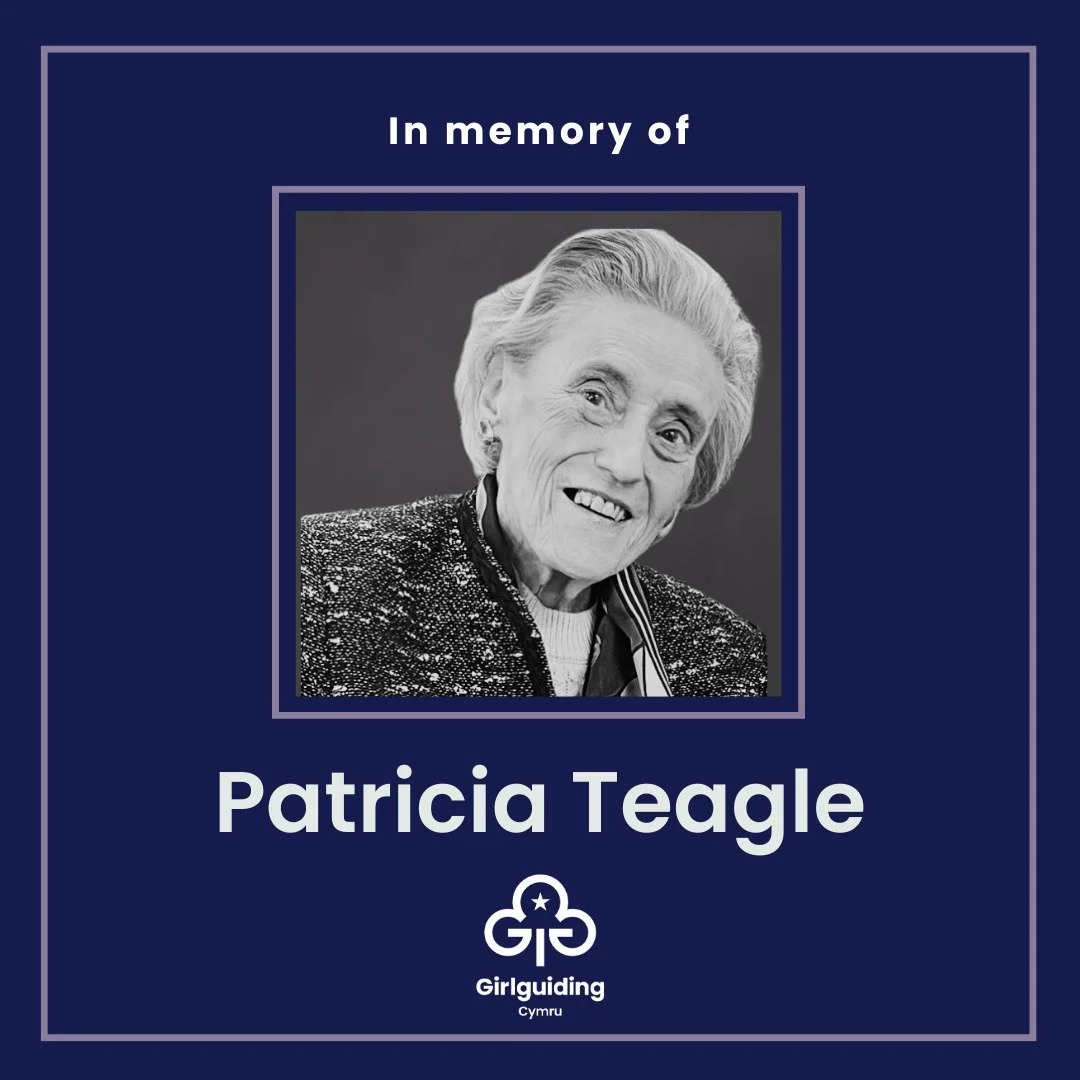 It is with deep sorrow that we share the news of the passing of Patricia (Pat) Teagle after a short illness. Pat served as Vice President for Girlguiding Cymru and was a longstanding and dedicated member of our organisation, and her loss will be felt