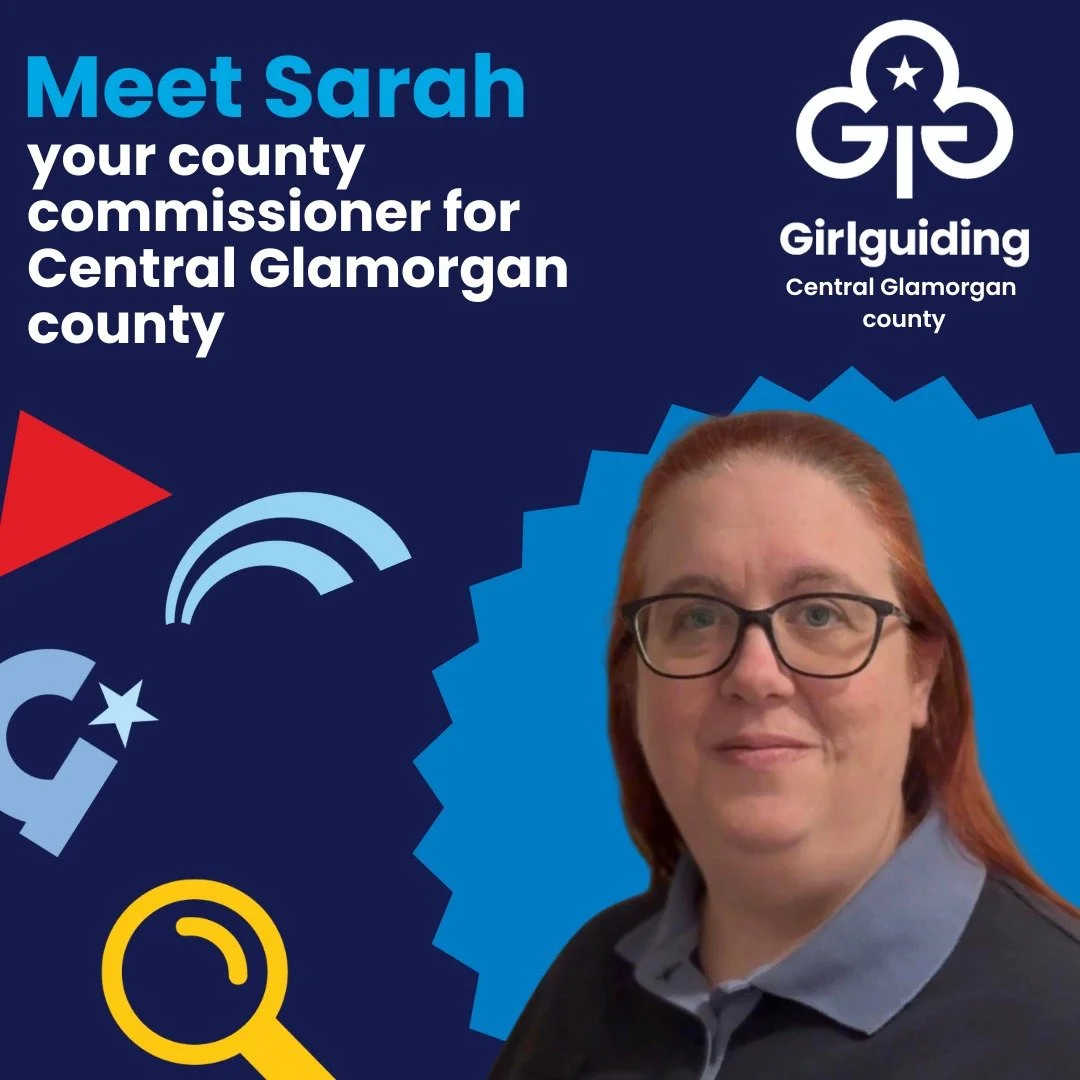 Please join us in giving a warm Girlguiding Cymru welcome to Sarah Lee, our new County Commissioner for Girlguiding Central Glamorgan 🎉💙

Sarah shared: &ldquo;I am so excited to be taking on the role of County Commissioner for Central Glamorgan and