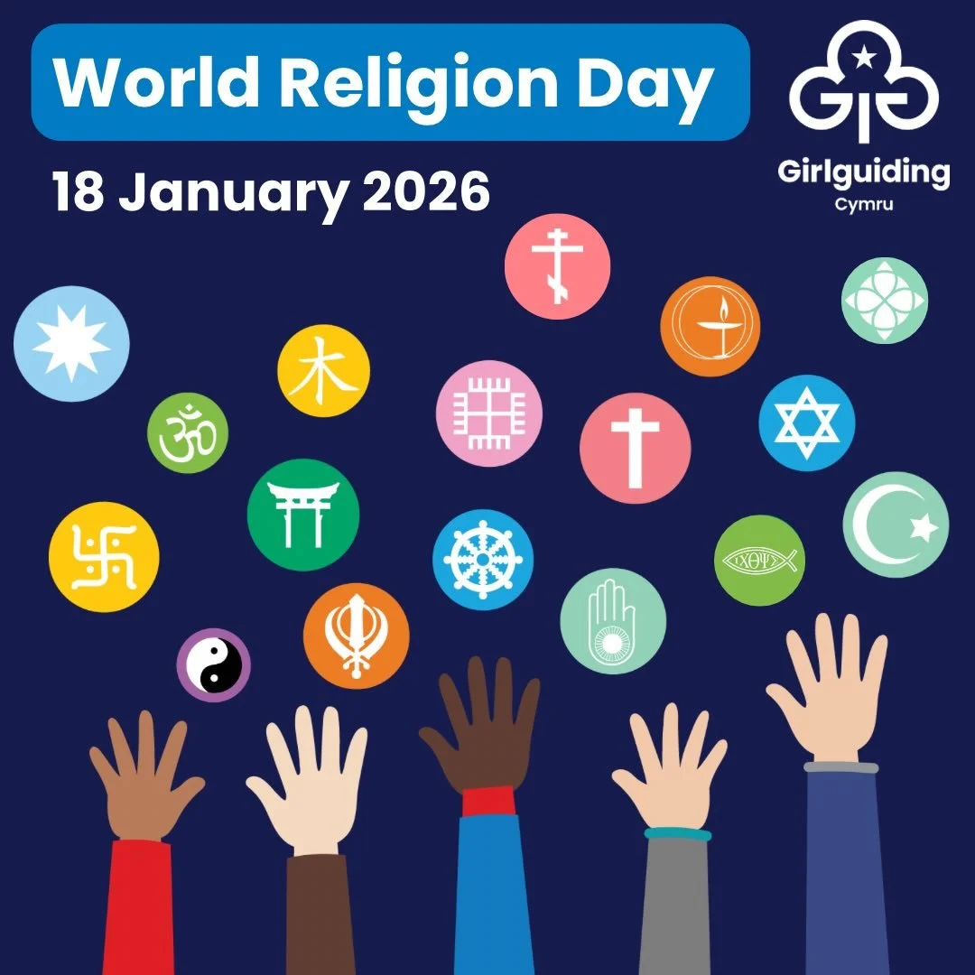 Today on World Religion Day 2026 we celebrate the many beliefs and cultures that shape our communities 🌍

💙Happy World Religion Day ✨

#GirlguidingCymru #WorldReligionDay