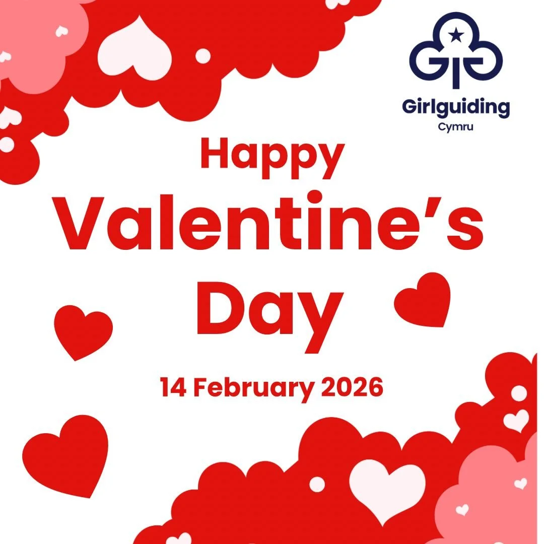 💖 Happy Valentine&rsquo;s Day 2026! 💖

Sending lots of love to all our wonderful members across Girlguiding Cymru this Valentine&rsquo;s Day. 🌟 Thank you for the friendship and fun you bring to guiding every single day.

A special thank you to the