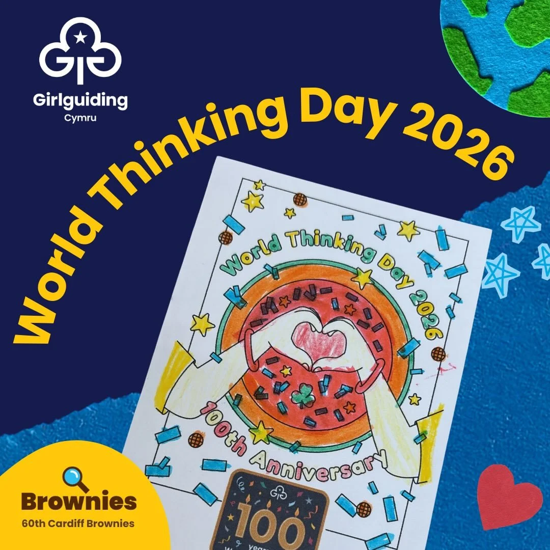 A big thank you to the Brownies and leaders at 60th Cardiff Brownies for the lovely card they sent to our Chief commissioner Kathy to mark 100 years of World Thinking Day! 💛🌍

Kathy said &ldquo;It was such a thoughtful surprise and a wonderful way 