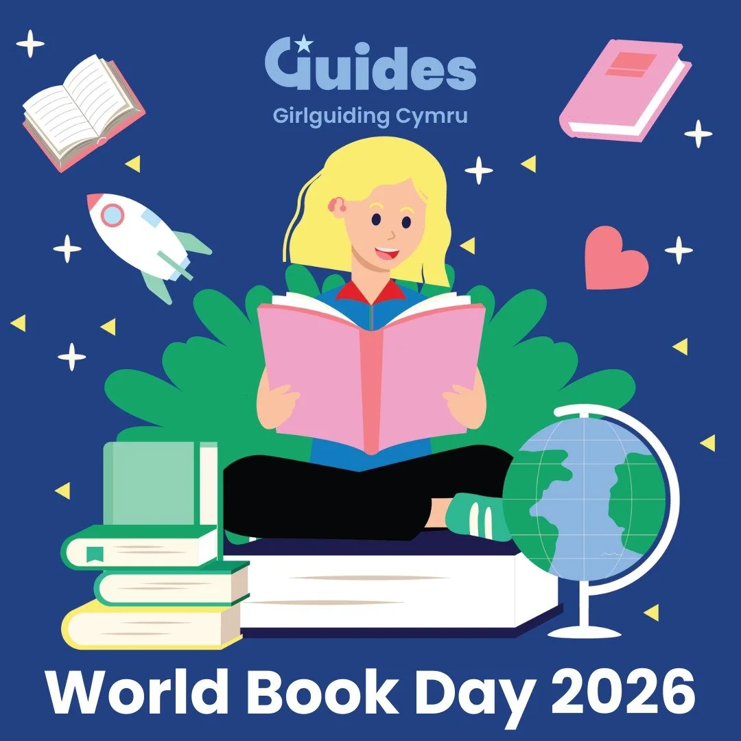 📚 Happy World Book Day! 💙

Guides can celebrate by discovering new books, creating book trailers, or discussing their favourite stories with friends. Remember, books can be part of your meetings all year round with our activity ideas and literary i