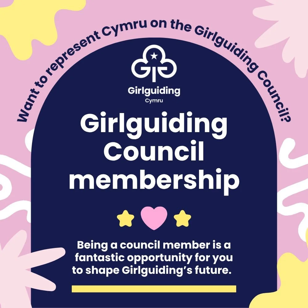👉Join the Girlguiding Council

Being a council member is a fantastic opportunity for you to shape Girlguiding&rsquo;s future. Council is a crucial part of Girlguiding, it&rsquo;s where members from all countries and regions can come together and tal