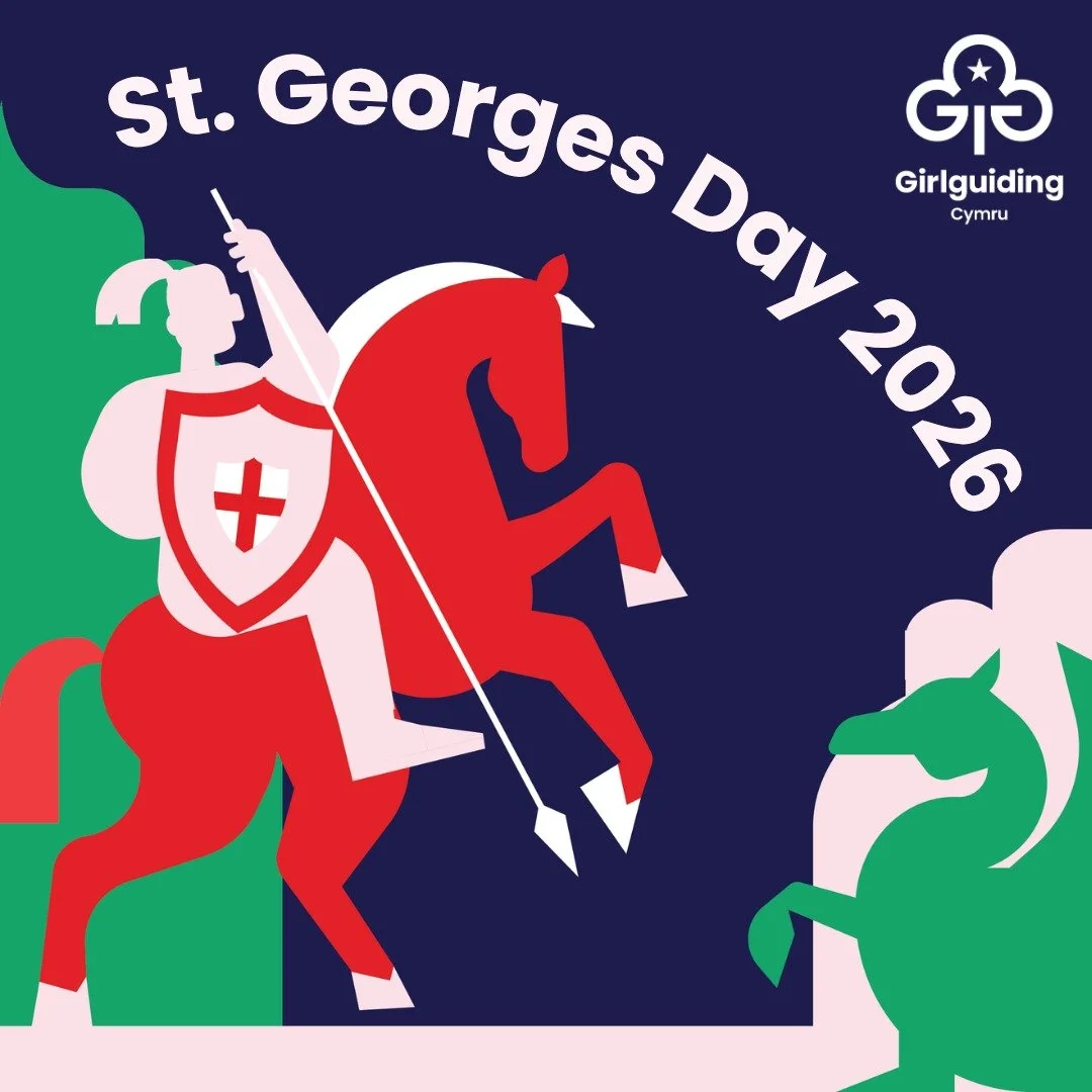 🏴󠁧󠁢󠁥󠁮󠁧󠁿Happy St George&rsquo;s Day to all our Guiding friends in England! 
And to our members here in Wales who may also be marking the day. 🌹

#StGeorgesDay #Girlguiding #GuidingTogether