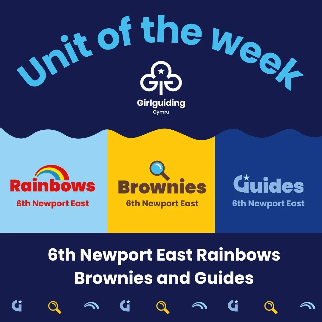 🌟 Girlguiding Cymru: Unit of the Week 🌟
Meet our Unit of the Week! Every Monday, we&rsquo;ll be shining a spotlight on one of our amazing units and celebrating the fun, friendship, and adventure they bring 🩵💛💙

Meet 6th Newport East Rainbows, Br