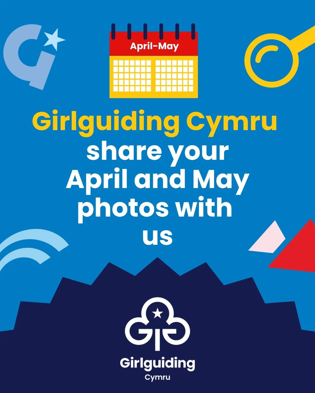 🌟 Calling all Girlguiding Cymru members! 🌟

We&rsquo;d love to see what your units have been getting up to during April and May 2026! 💙✨

Share your favourite moments with us by posting your photos and videos in the comments below, or upload them 