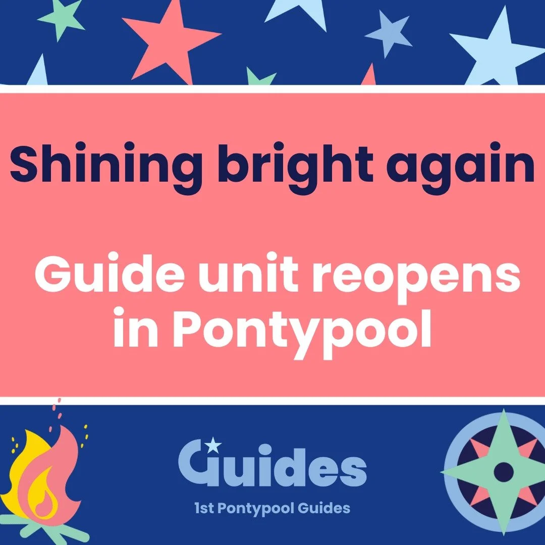 ✨ Shining bright again ✨

We&rsquo;re delighted to share that 1st Pontypool Guides officially reopened in April after being closed since 2020.

Jennifer, who leads both the Brownies and Guides units, shared:

&ldquo;We officially reopened our Guide u