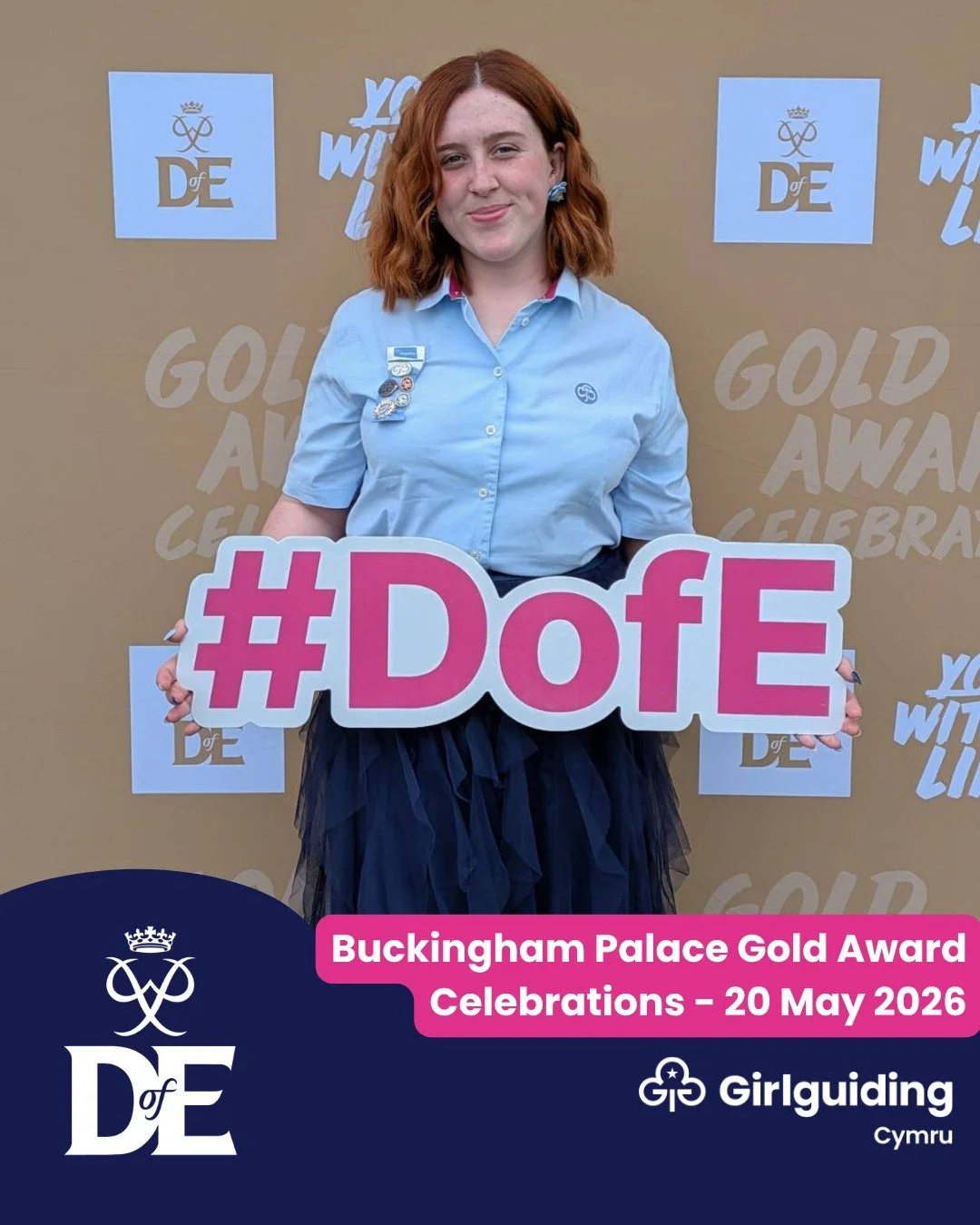 A huge congratulations to Lily from 1st Abercynon Rangers who attended the Buckingham Palace Gold Award Celebrations on 20 May 2026 and was officially presented with her Gold Award! 👏

What an incredible achievement and a truly unforgettable experie