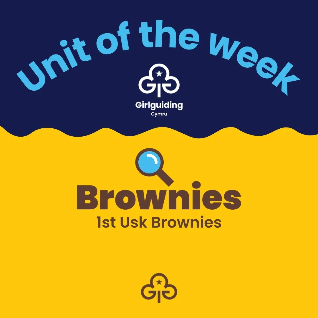 🌟 Girlguiding Cymru: Unit of the week 🌟

Meet our Unit of the Week! Every Monday, we shine a spotlight on one of our amazing units and celebrate the fun, friendship, and adventure they bring 🩵💛💙

Meet 1st Usk Brownies 🎉

This wonderful unit has