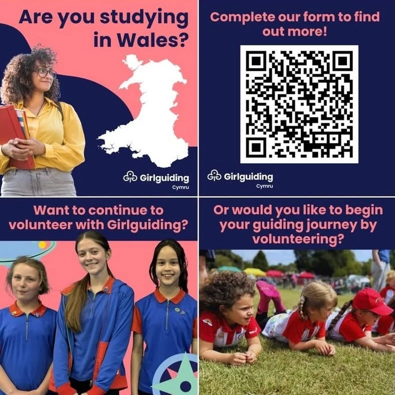 📣 A Level Results Day is today!

Whether you&rsquo;re staying local or heading off on a new adventure, everyone at Girlguiding Cymru is so proud of you 💙

Are you planning to study in Wales this autumn? Whether you&rsquo;re from Cymru or another pa