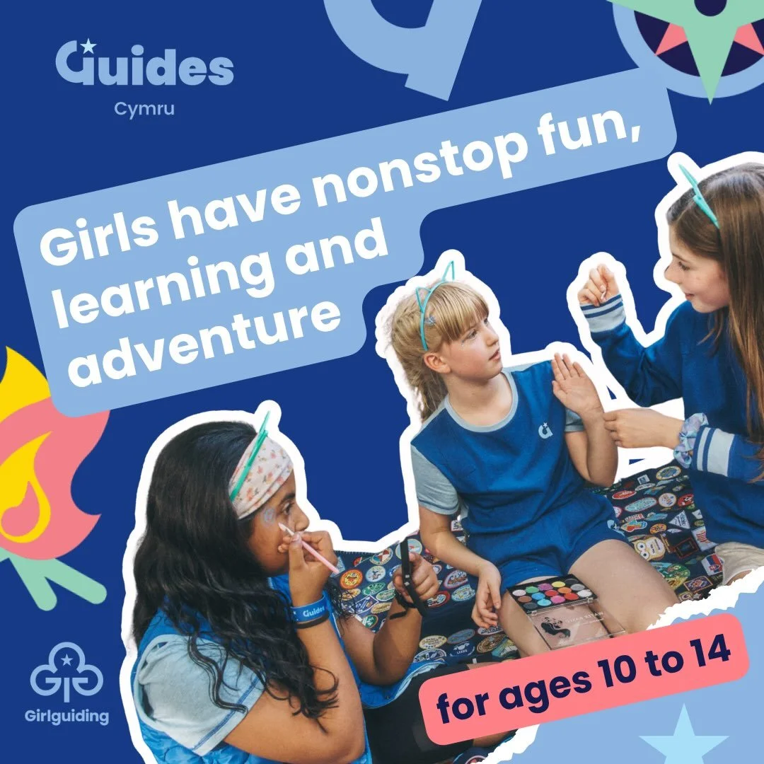 💚 Are you ready for your next adventure? 🌟

Guides is for girls aged 10 to 14 who want to have fun, try new things and discover what they love!

From photography and vlogging to campfire cooking and codebreaking, there&rsquo;s something for everyon