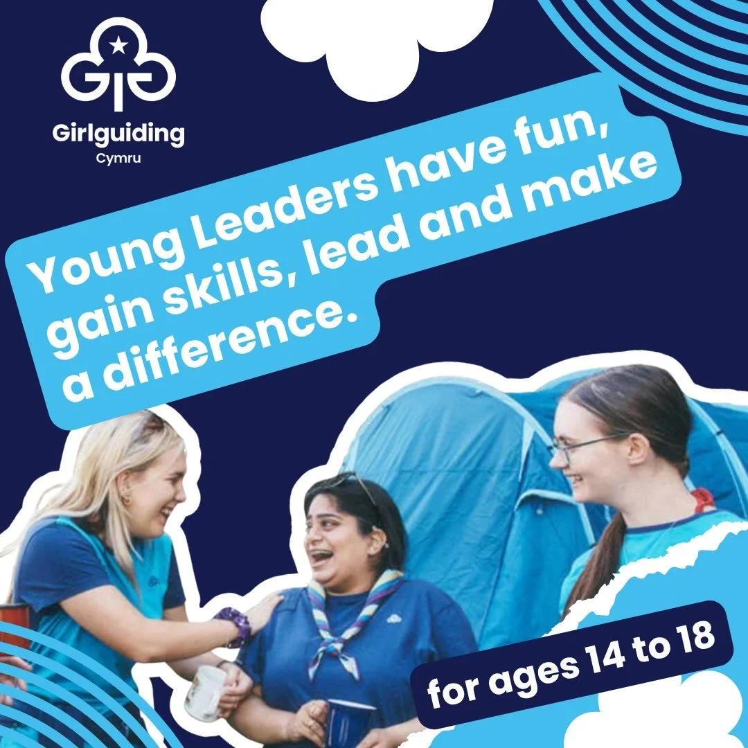 🩵 Volunteer as a young leader with Girlguiding Cymru! 🌟

For ages 14 to 18

Make new friends, have fun and gain valuable experience working with young people. It&rsquo;s a great way to build confidence and skills that can support future careers.

I