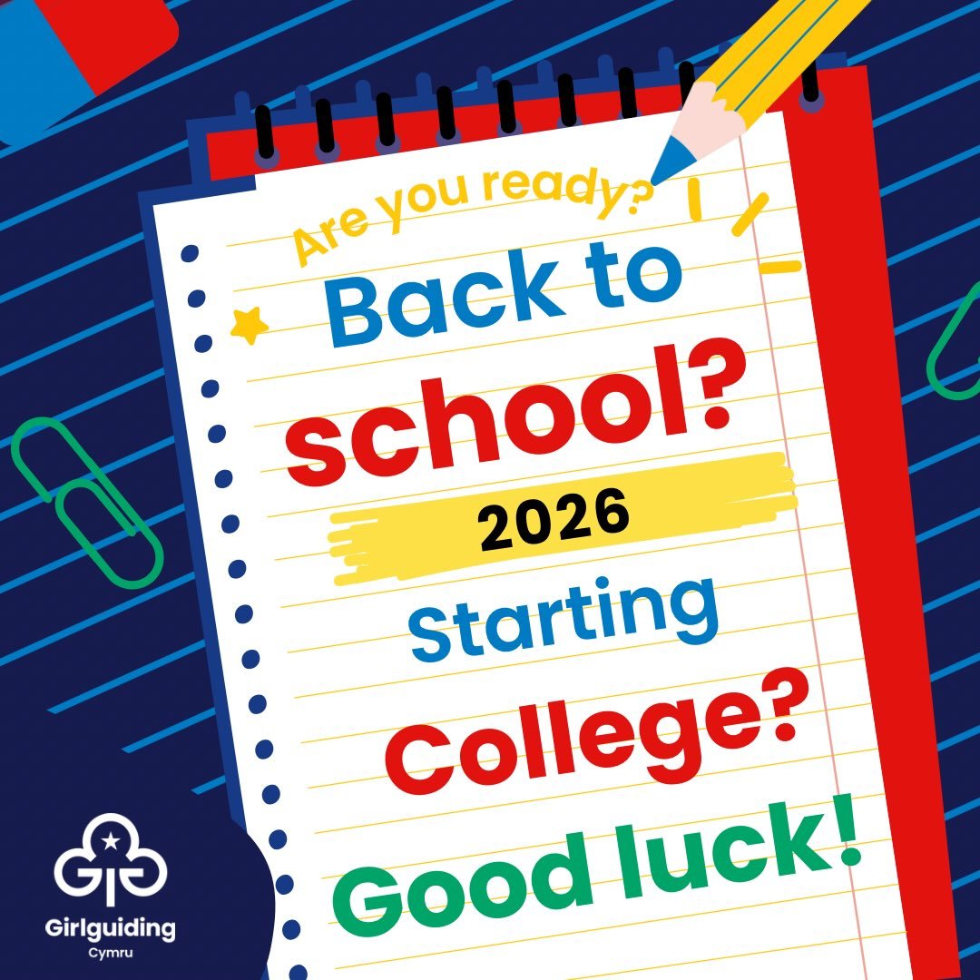 💙 Are you ready? 🎒✨

Whether you&rsquo;re heading back to school, starting a new school or beginning college this week, we&rsquo;re wishing you the very best of luck! 🌟

For all our girls starting secondary school, we hope your guiding friends are