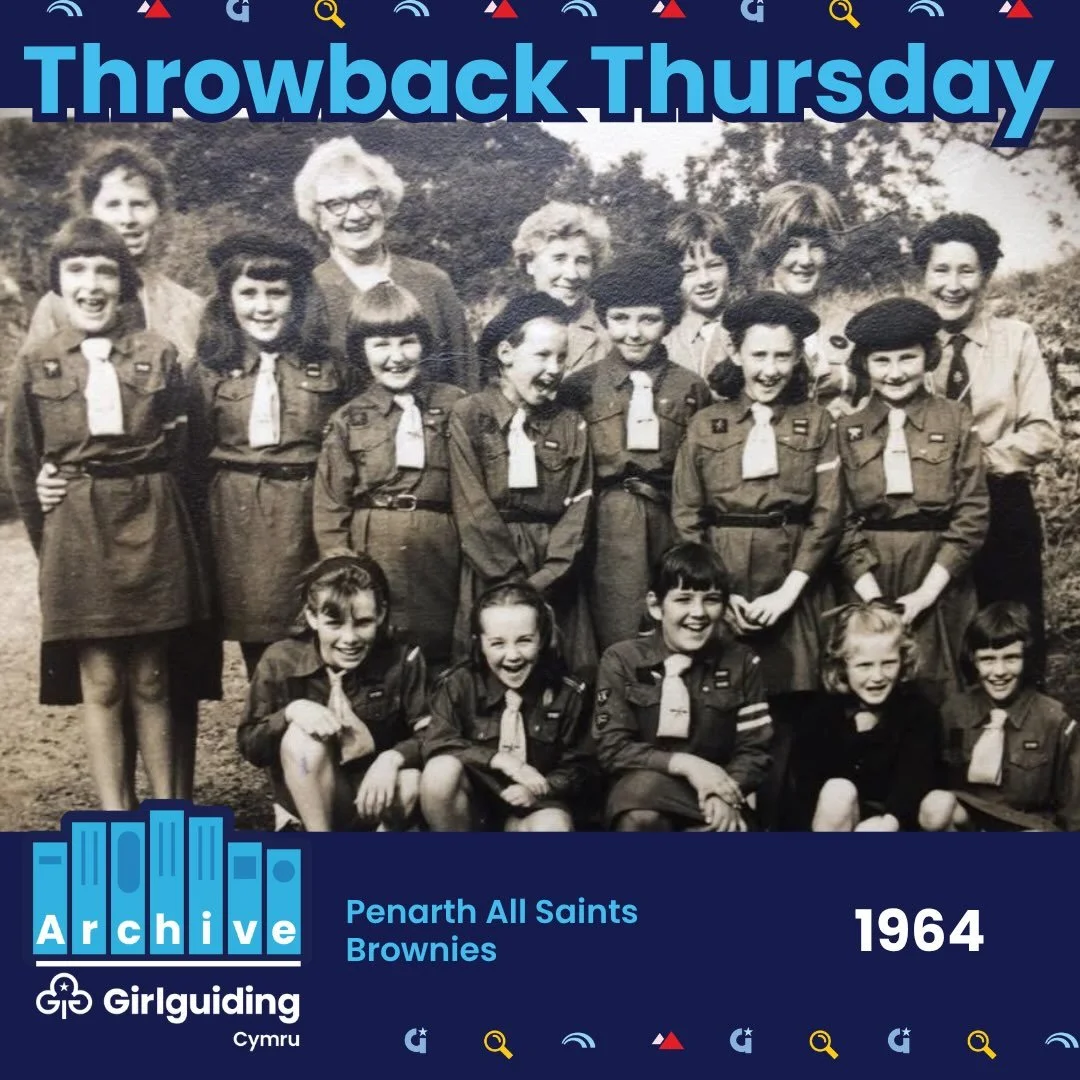 📸 Throwback Thursday!

This week we&rsquo;re heading back to 1964 with this fantastic photo of Penarth All Saints Brownies from Girlguiding Cardiff and East Glamorgan 🤎💛

Do you remember wearing this Brownie uniform? Or perhaps you recognise someo