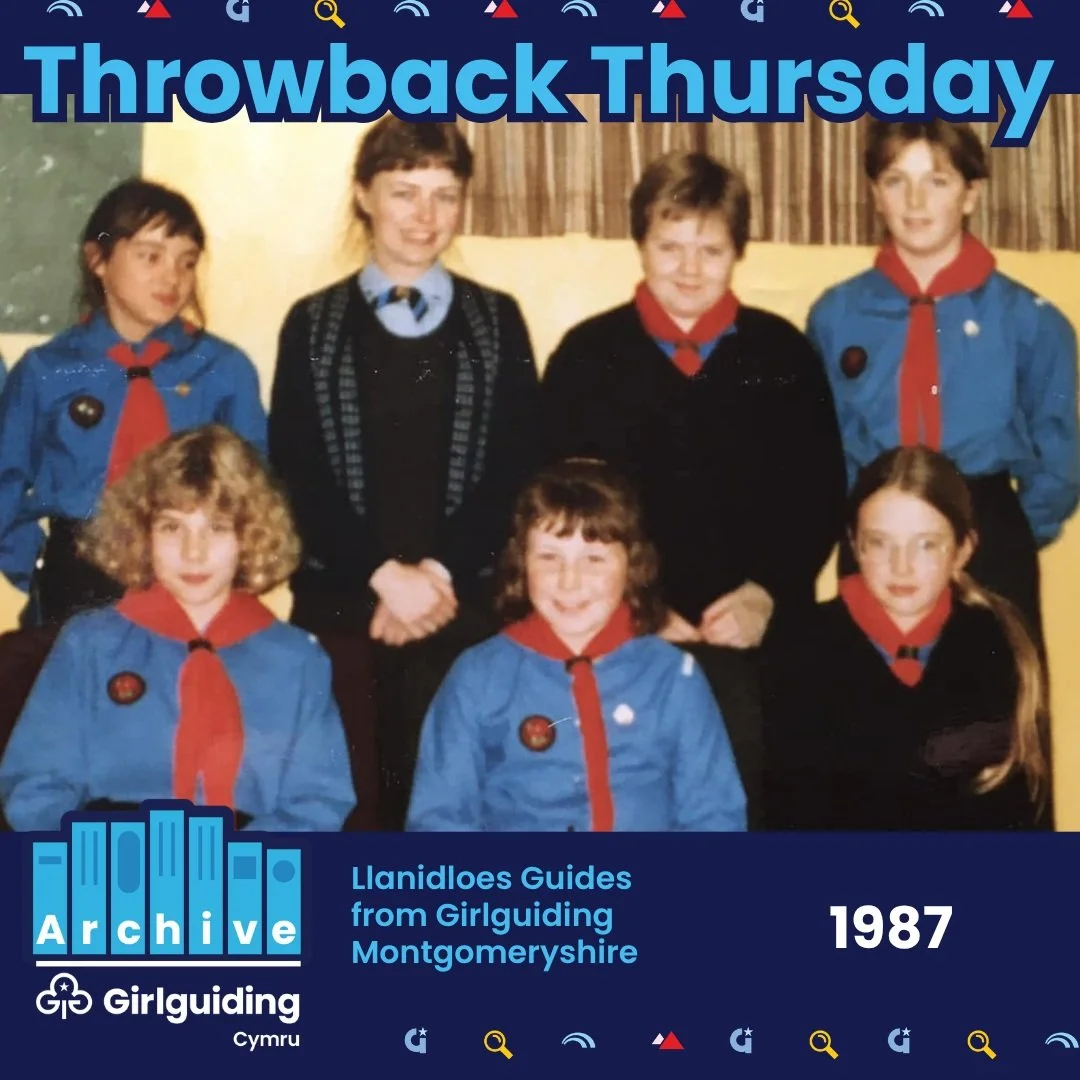 📸 It's Throwback Thursday! 💙

A little trip down memory lane to 1987, with this fantastic photo of Llanidloes Guides from Girlguiding Montgomeryshire!

Do you remember wearing this Guide uniform? 👀💙 

#ThrowbackThursday #GirlguidingCymru #llanidl