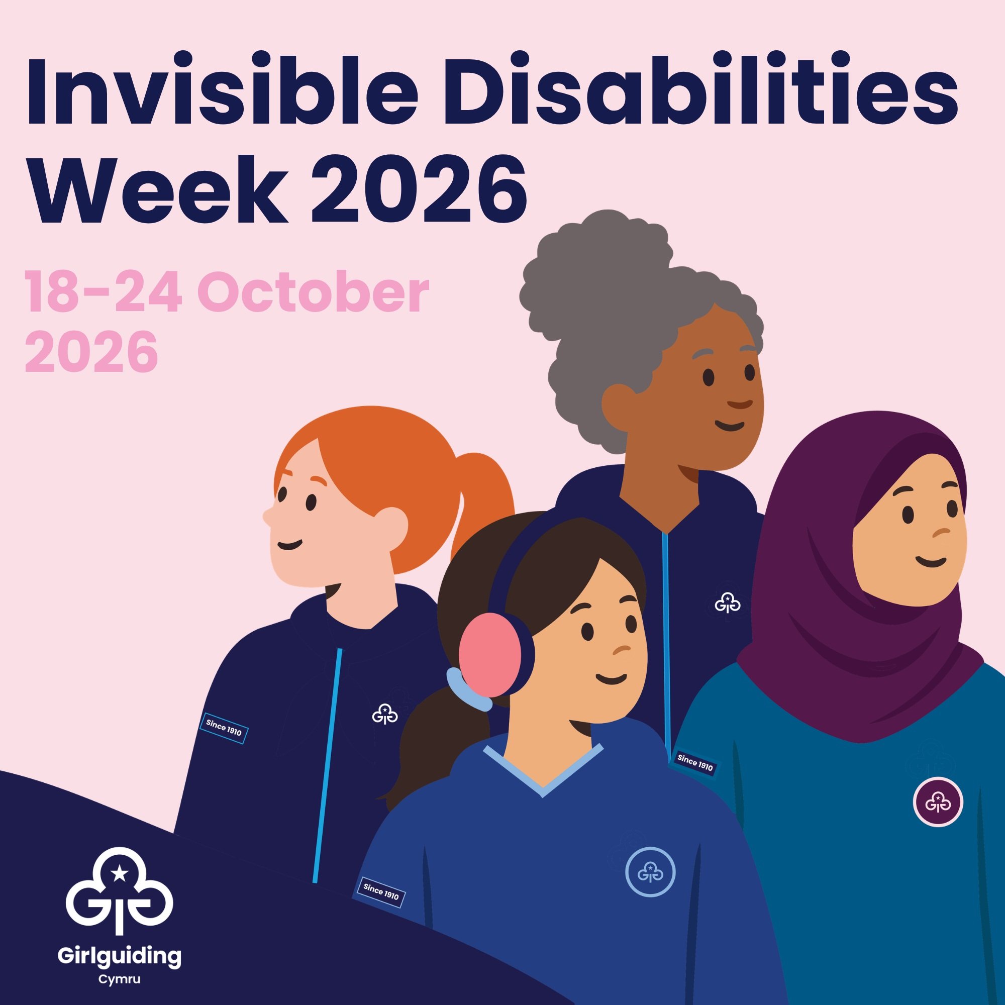 Not every disability can be seen, and this week is Invisible Disabilities Week 2026. 💜

A Guide might be laughing with her friends while managing the pain of endometriosis. A Ranger might be hiding her autism or ADHD to fit in. A leader might be get