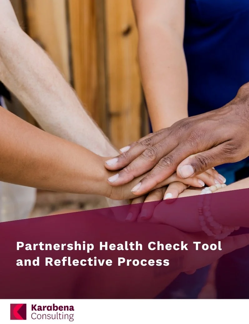 Partnership Health Check Tool and Reflective Process