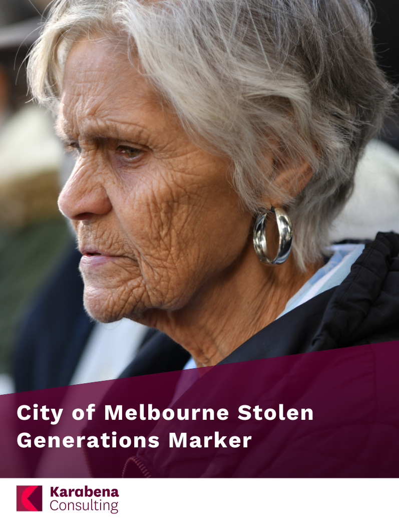 City of Melbourne Stolen Generations Marker