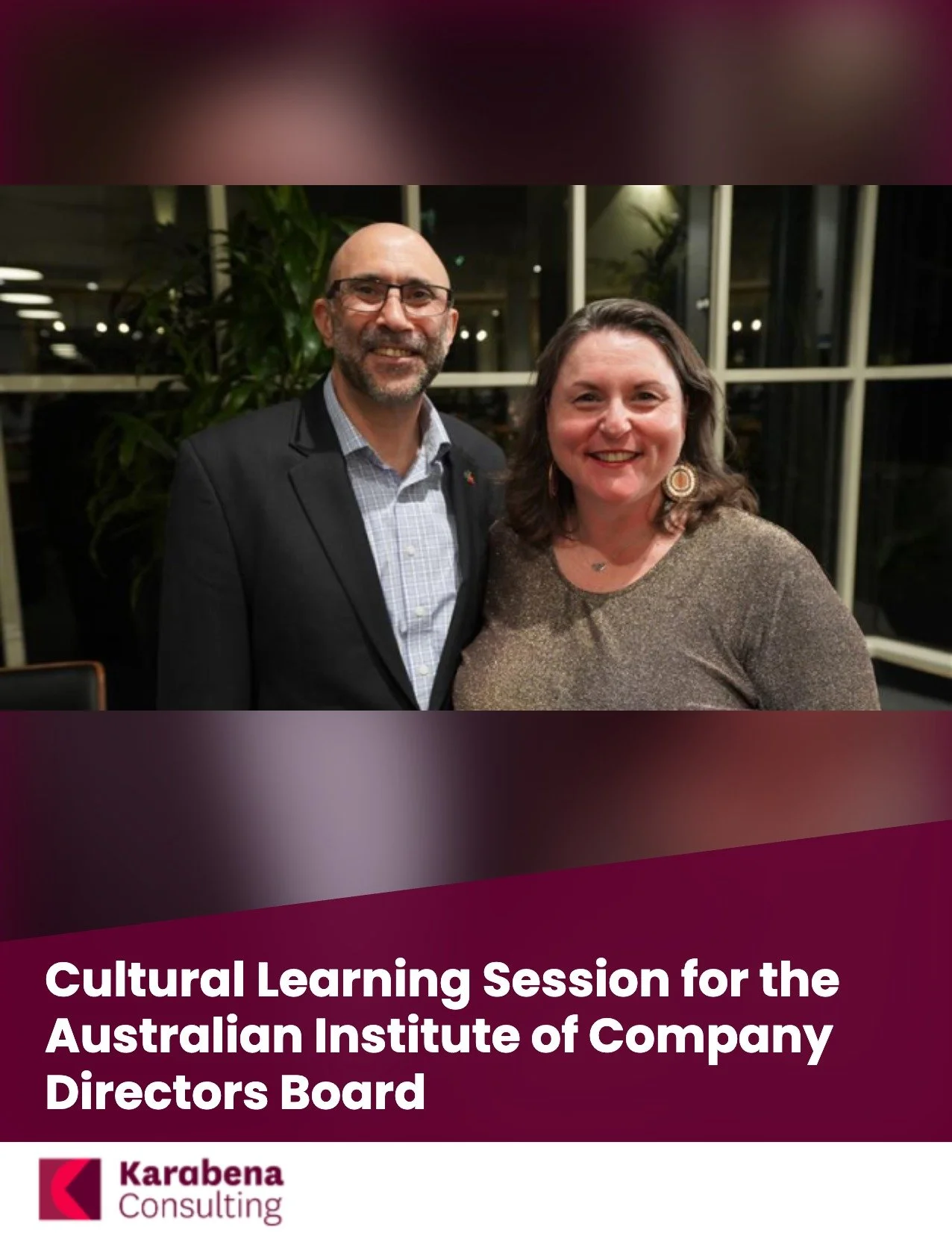 Cultural Learning Session for the Australian Institute of Company Directors Board