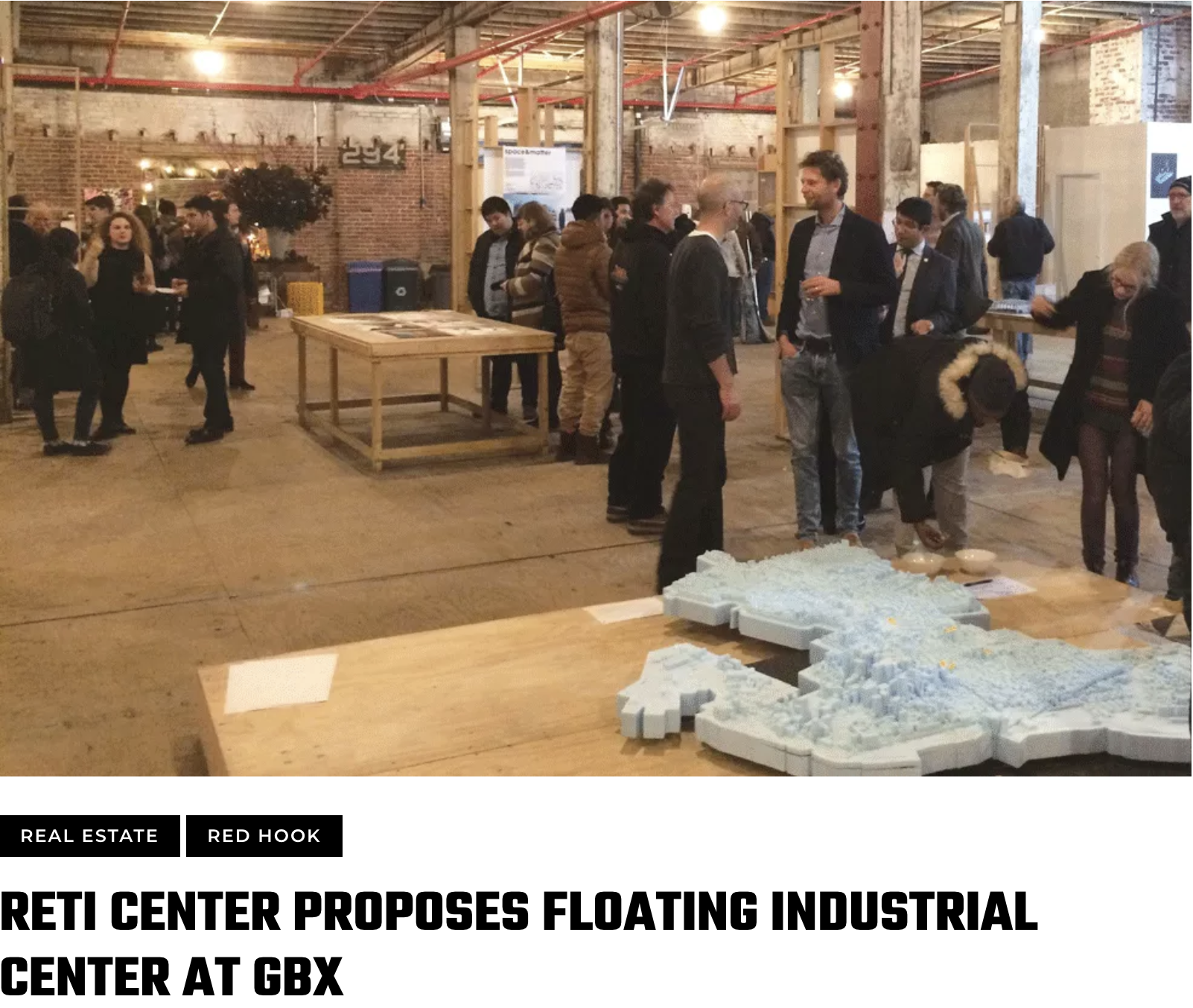 Star Revue: "The RETI Center expects other tenants to come to Blue City, believing that the waterborne development could be attractive for the purposes of recreation and urban farming."