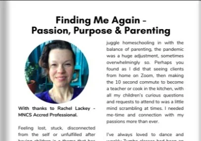 As Featured in Counselling Matters!