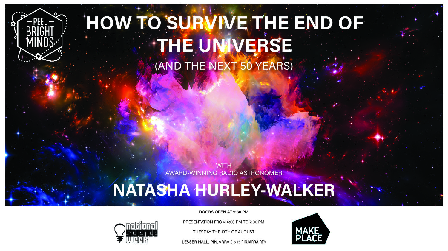 Recreatie soep Mail Public Events — Dr Natasha Hurley-Walker