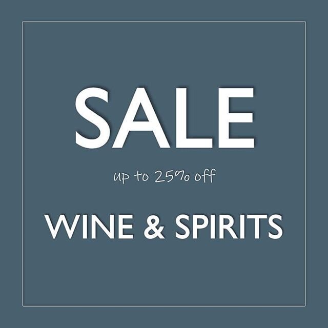 What's happened to the nice weather eh? To help us all feel more like we're sitting on a beach somewhere glorious, or sipping whisky by the fire with our loved ones we're discounting some of our favourite wines and spirits! Local delivery and pre-pai