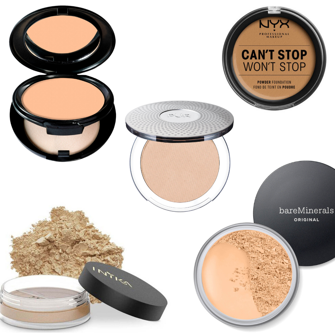 Vegan powder foundations: a selection 