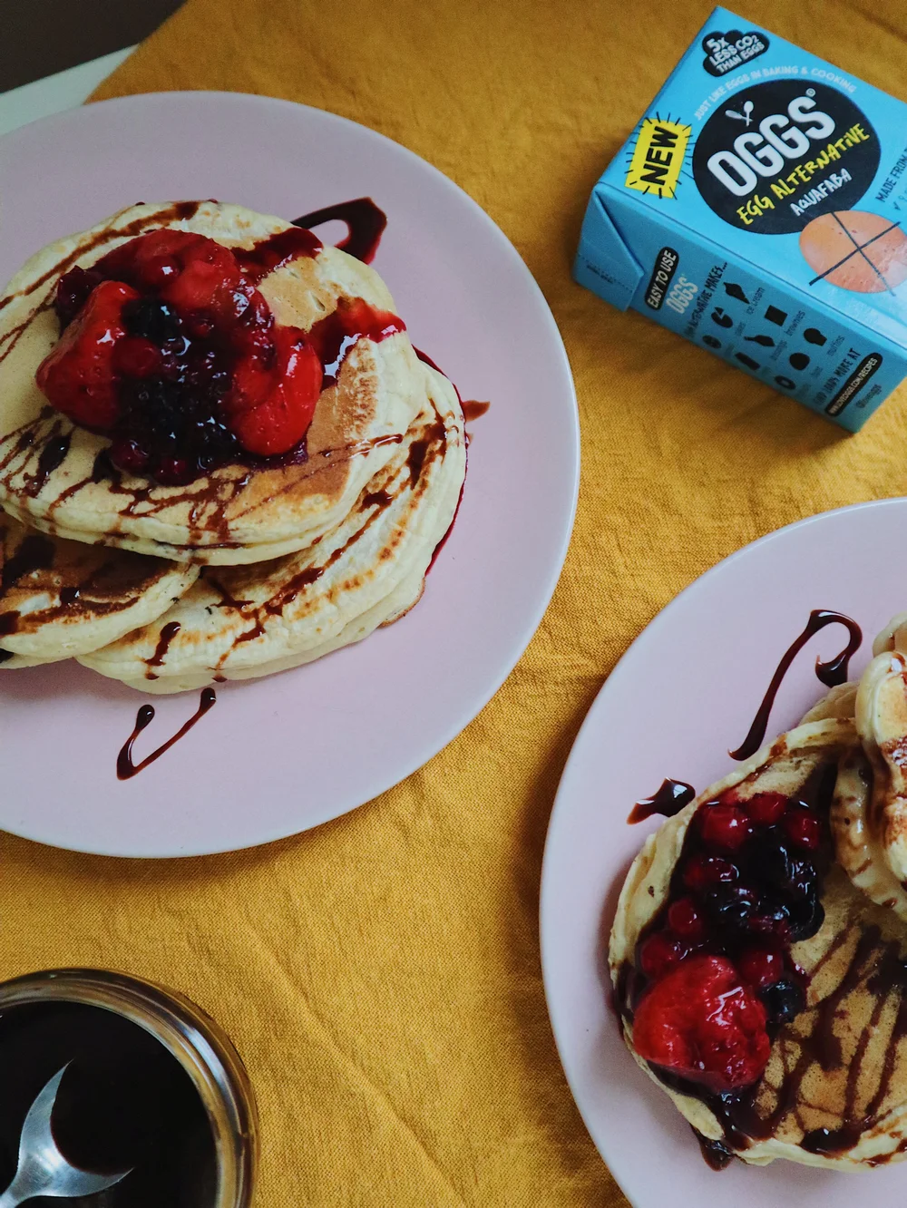 Fluffy Vegan Pancakes With Aquafaba Egg Free Pancake Recipe