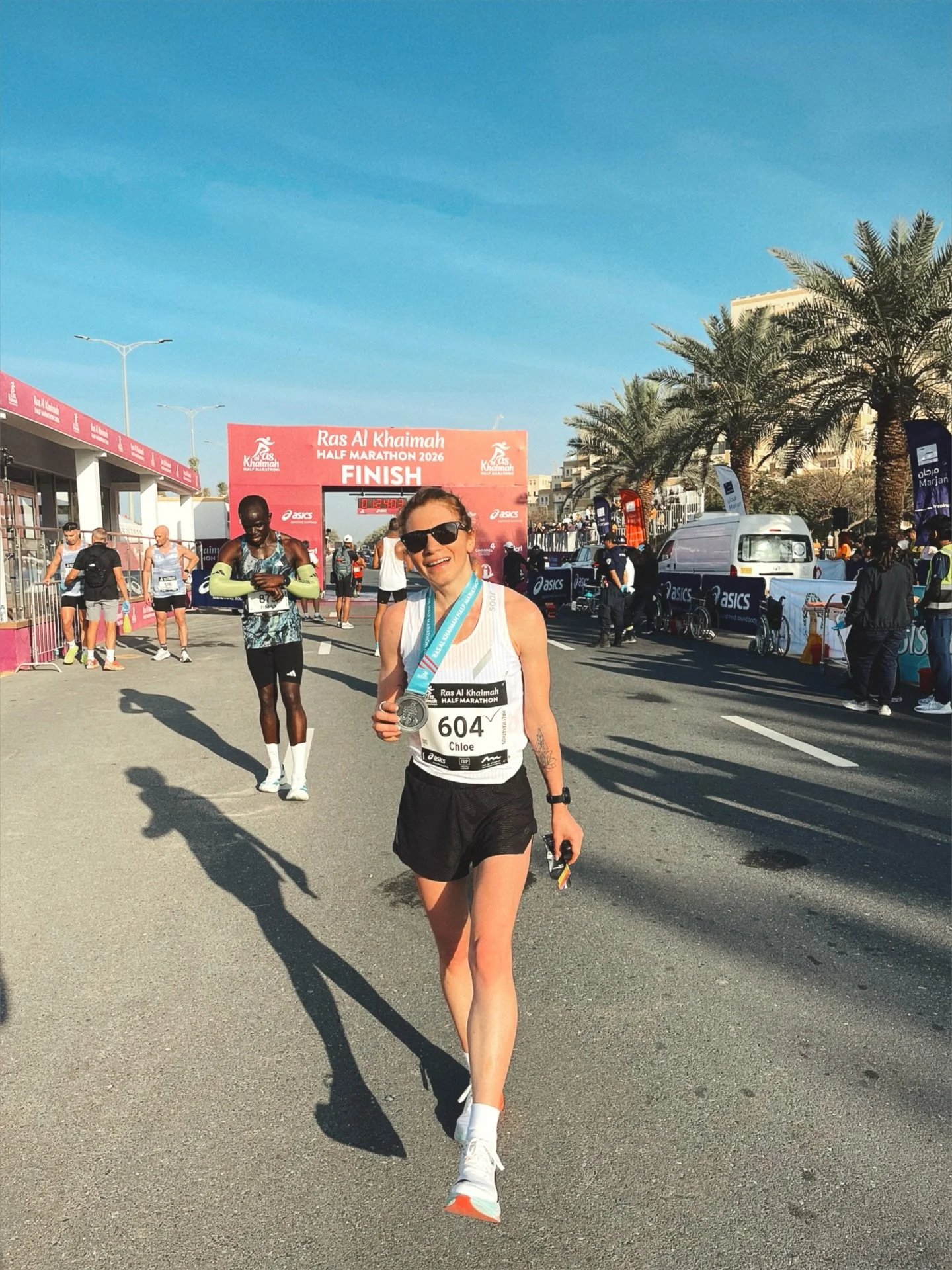 RAK Half with my Valentine 🫶🏻

For the very first time, Ben offered to run with me and who was I to refuse?
If it wasn&rsquo;t for him, I would have slowed down even more than I did in the final kms 🥵 

82:16 chip time, my second fastest half mara