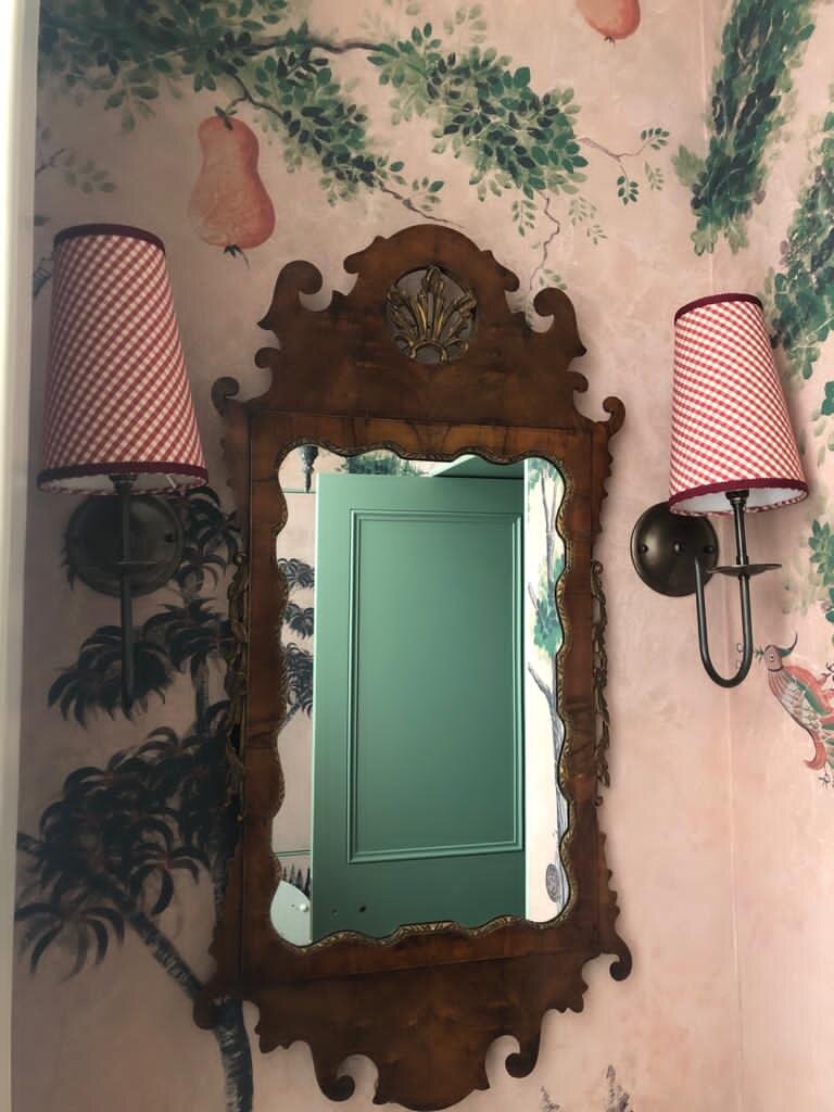 Cloakroom antique mirror.jpg