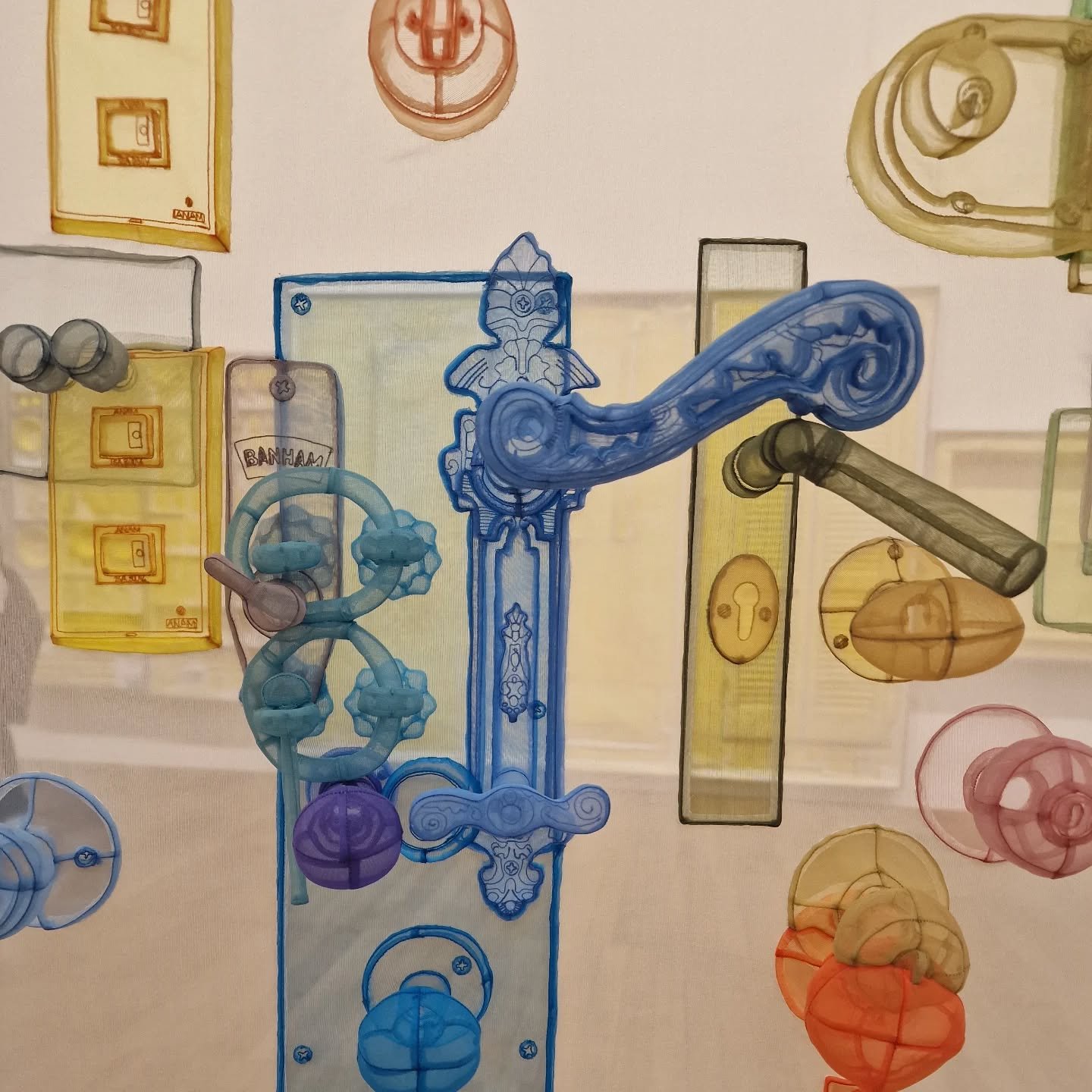 How often do we turn on the lights and open a door? These are the tactile details that make up a home. I think about these often for clients and source the ideal fittings. 
Do Ho Suh @tate has lovingly recreated his many homes and all the tiny object