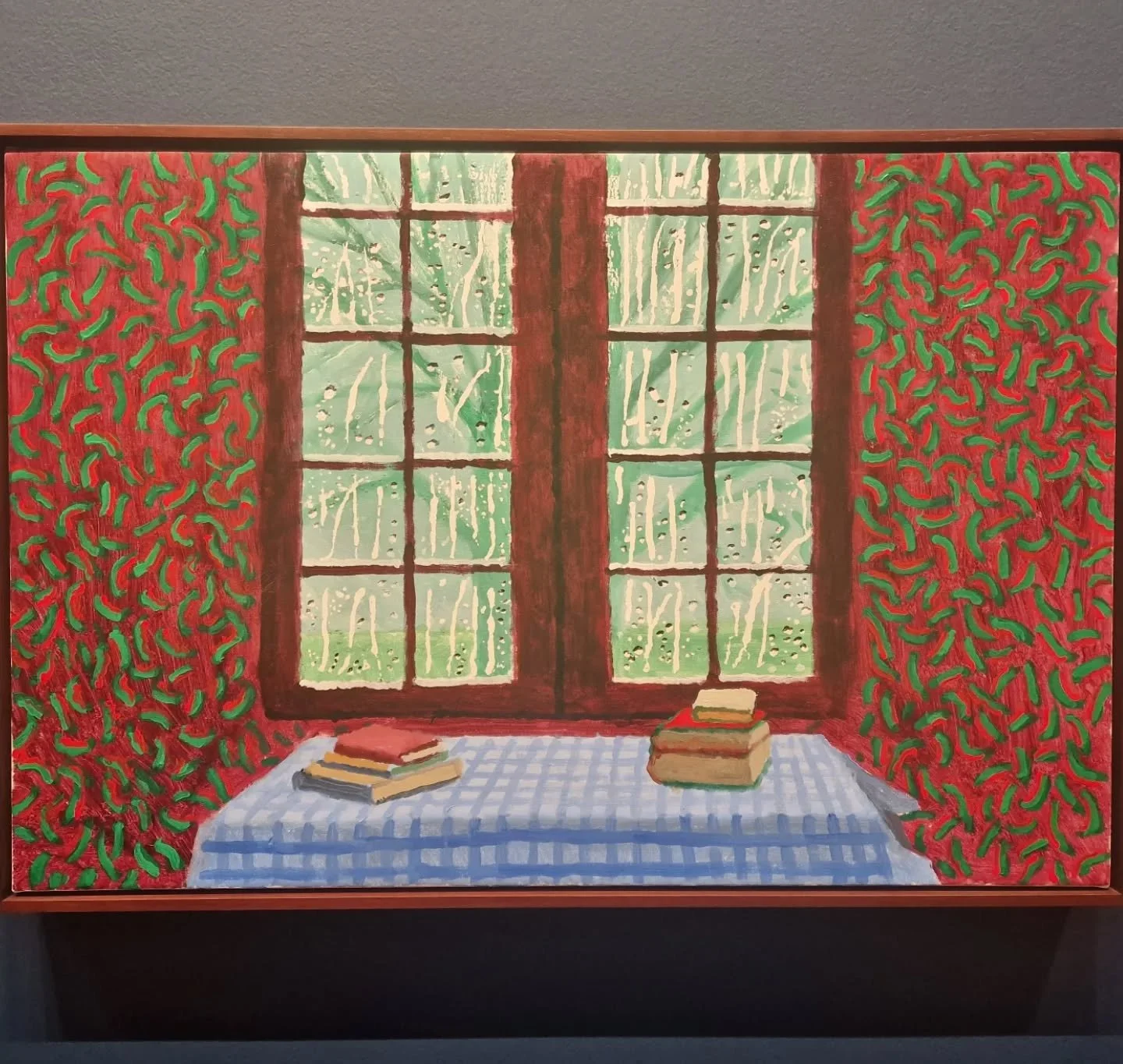 A wonderful exhibition of recent work by the master David Hockney @louisvuittonfoundation he sees everything and helps us to see it too.
