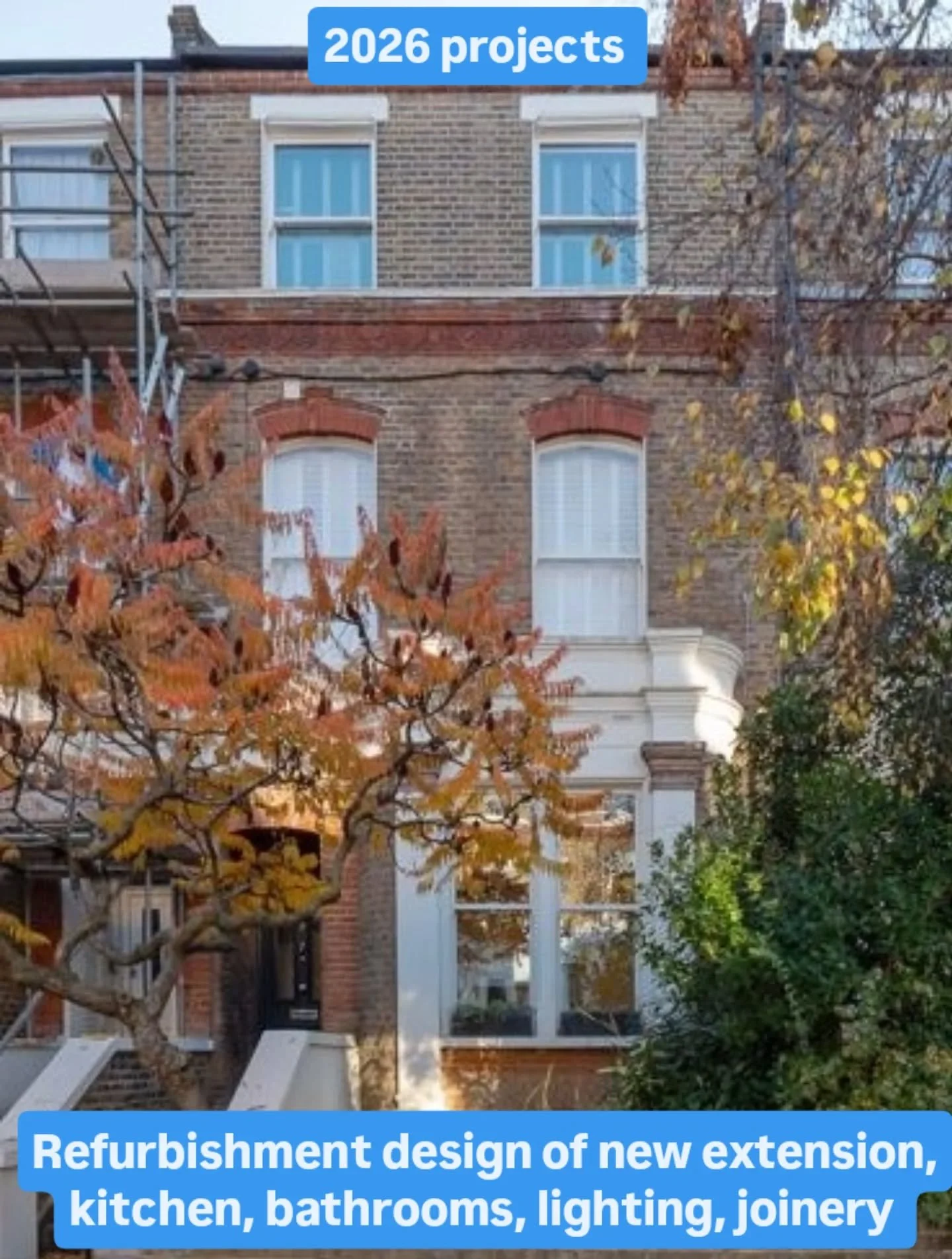 My design skills include interior architecture and decoration, so I can design a home from concept to completion. I am looking forward to seeing the kitchen installed in this London apartment and the new skylights, to create a light filled living spa