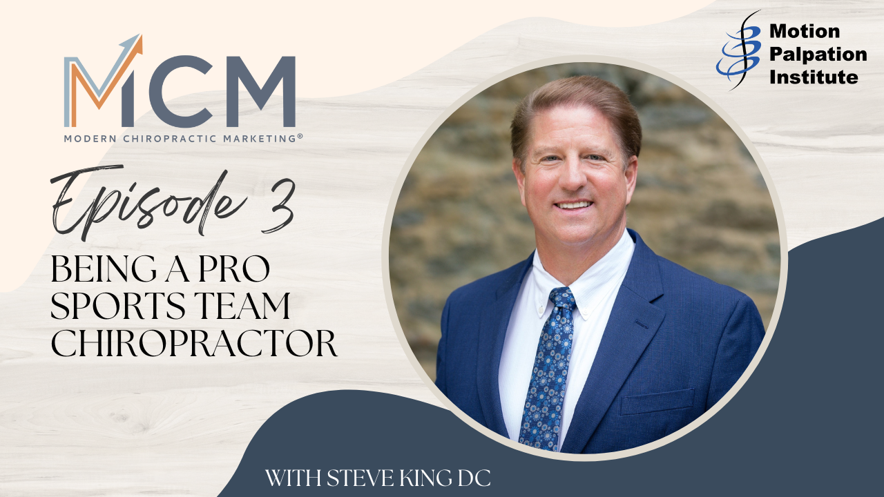 Being A Pro Sports Team Chiropractor with Steve King DC episode artwork