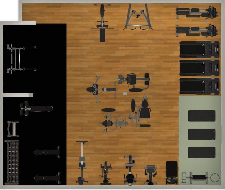Somerdale Pavilion gym layout