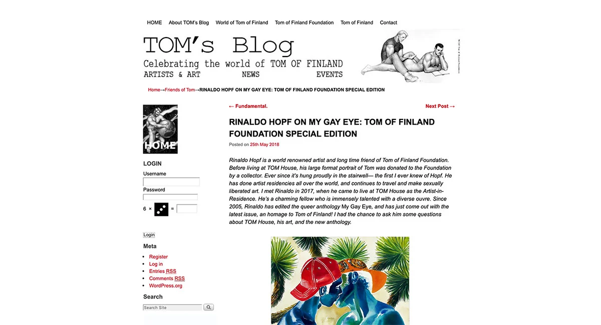 TOM's Blog