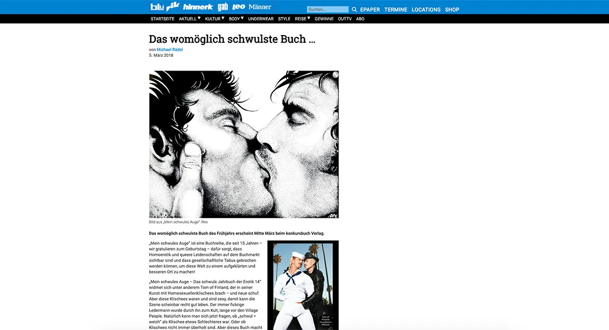 DAS WOMÖGLICH SCHWULSTE BUCH DES FRÜHJAHRS