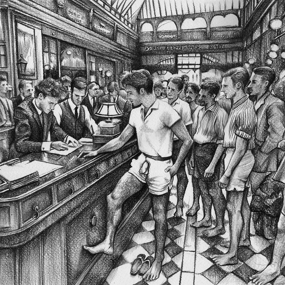 Hotel Kensington_Pencil on Paper_2023 Francesco Brunetti.jpg