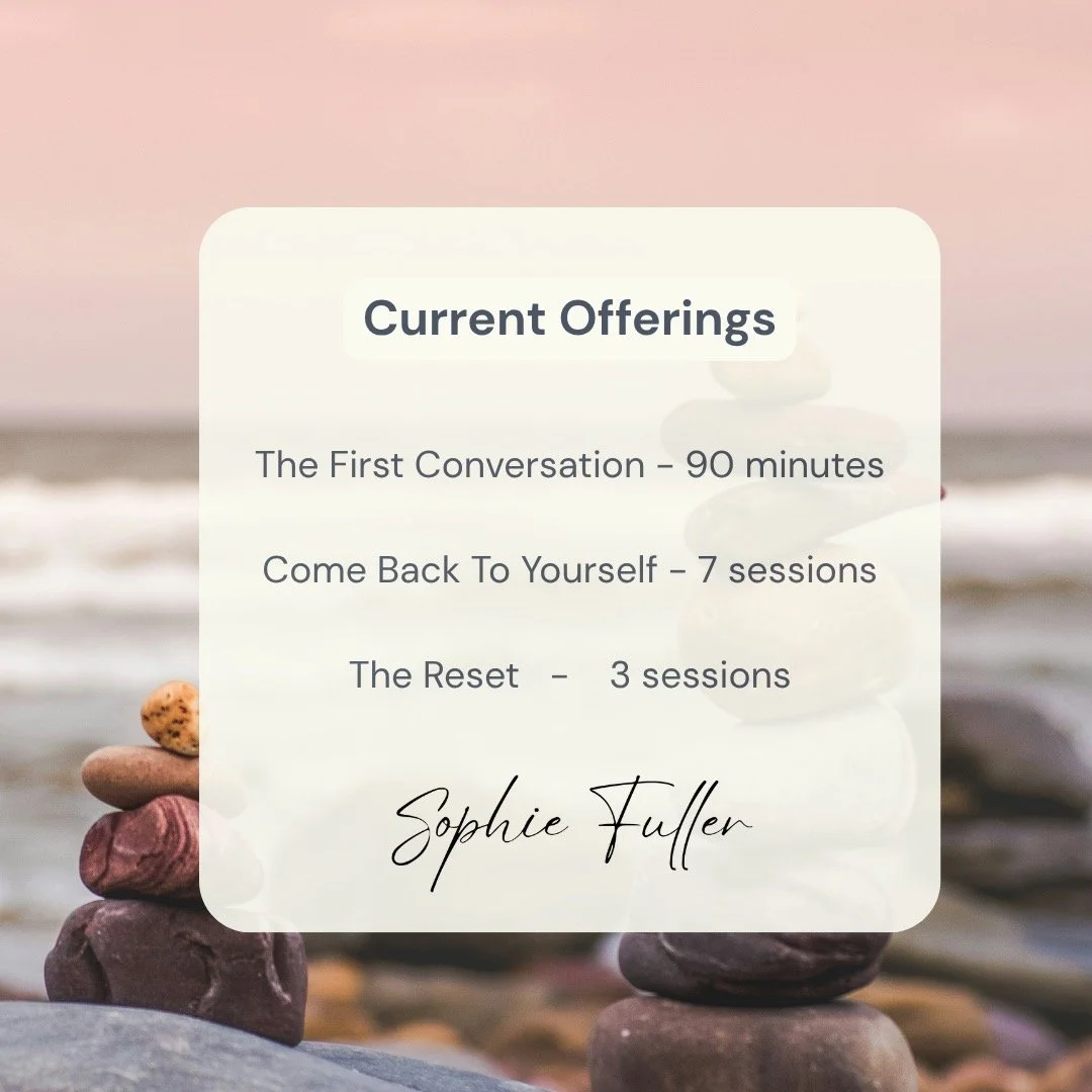 If something has been feeling off for a while and you don't quite know where to start, this is where you begin.
Three ways to work with me, all of them whole-person, all of them at your pace.
The link is in my bio. 🔗